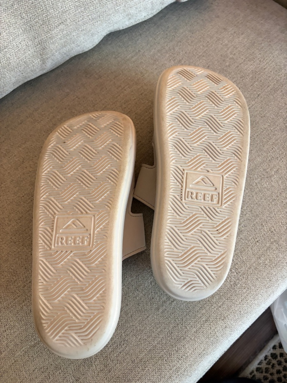 Reef Grey Double-Strap Platform Slides - Picture 4 of 4